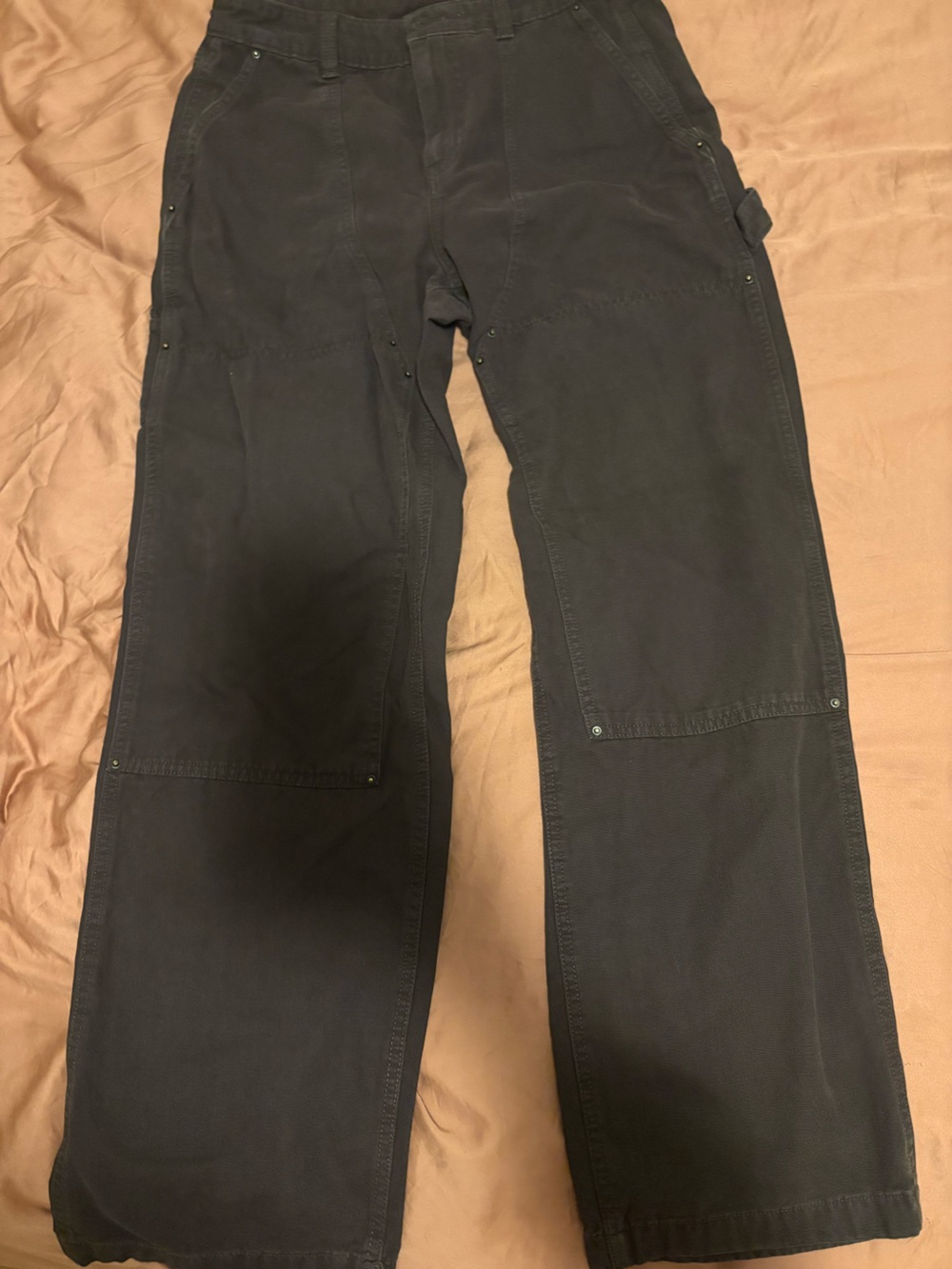 GAP Wide Leg Utility Pants in Black